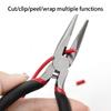 Lightweight and Flexible 5 inch Spring Loaded Needle Nose Pliers for Automotive Maintenance