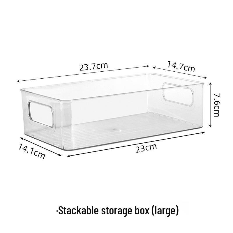 

Acrylic Transparent Drawer-Style Storage Box for Snacks, Books, and Cosmetics