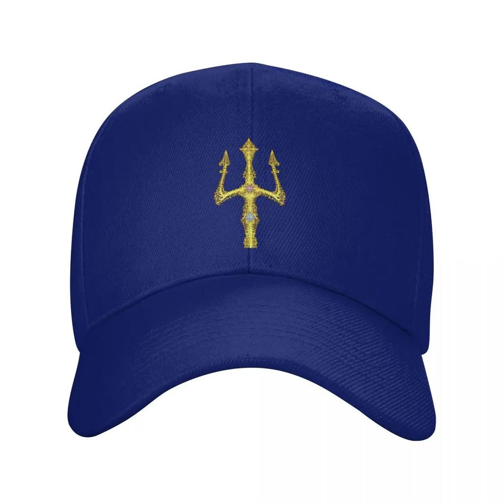 Poseidon trident forkking of sea Baseball Cap Funny hats sun hat Golf Unisex Womens
