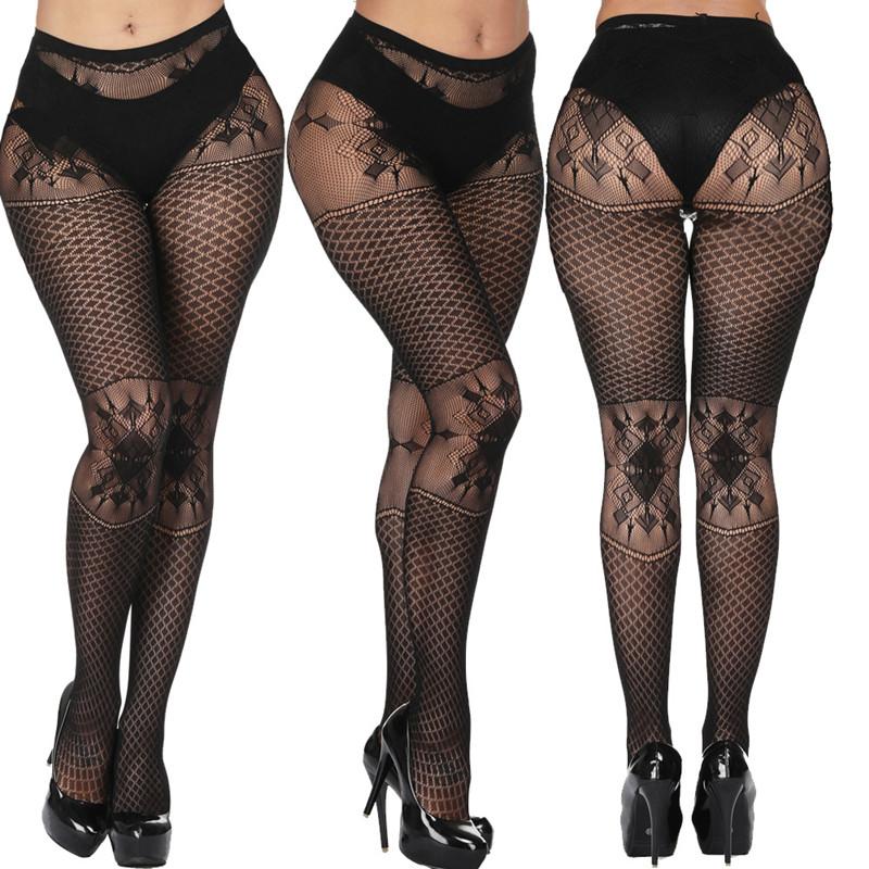 Grote Maten Vrouwen Visnet Kousen Vrouwen Bodystocking Sexy Lingerie Dames Erotische Lingerie Sex Body Kousen Van Grote Maat Strak