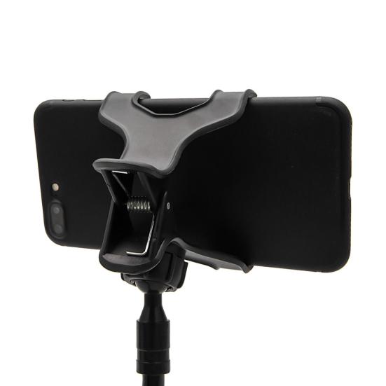 Portable Long Arm Cell Phone Tablet Mount Universal GPS Clamp Holder Stand Brace