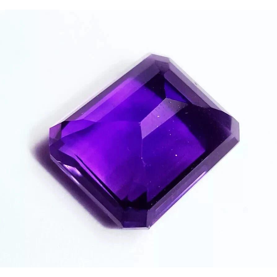 Emerald Cut Natural Violet Amethyst 120-122 Ct Stunning Certified Gemstone