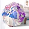 1pc Outdoor Umbrella with Anime Characters, Automatic Opening/Closing, Portable 3-Fold Design, 8-Rib Iron Frame, Perfect Gift for Fans, Travelers