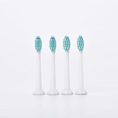 Qianbaimei Replacement Electric Toothbrush Heads Compatible with Philips HX-6014 CN Plug (adapter Included)
