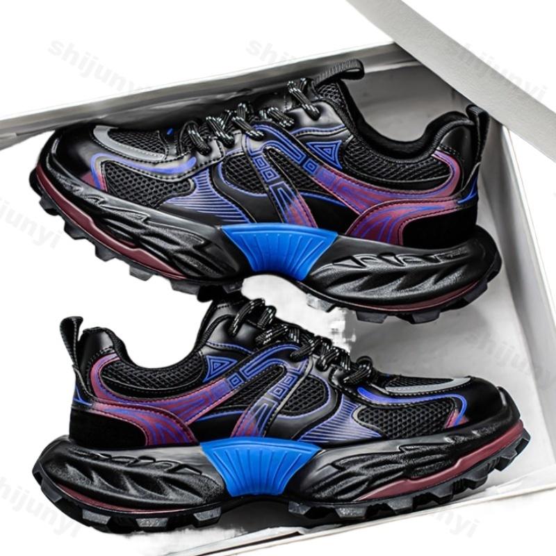 Fashion Men's 2025 Fashion Trend Height Increasing Lightweight Casual Shoes Summer Versatile Thick Soft Soled Sports Leisure Sneakers