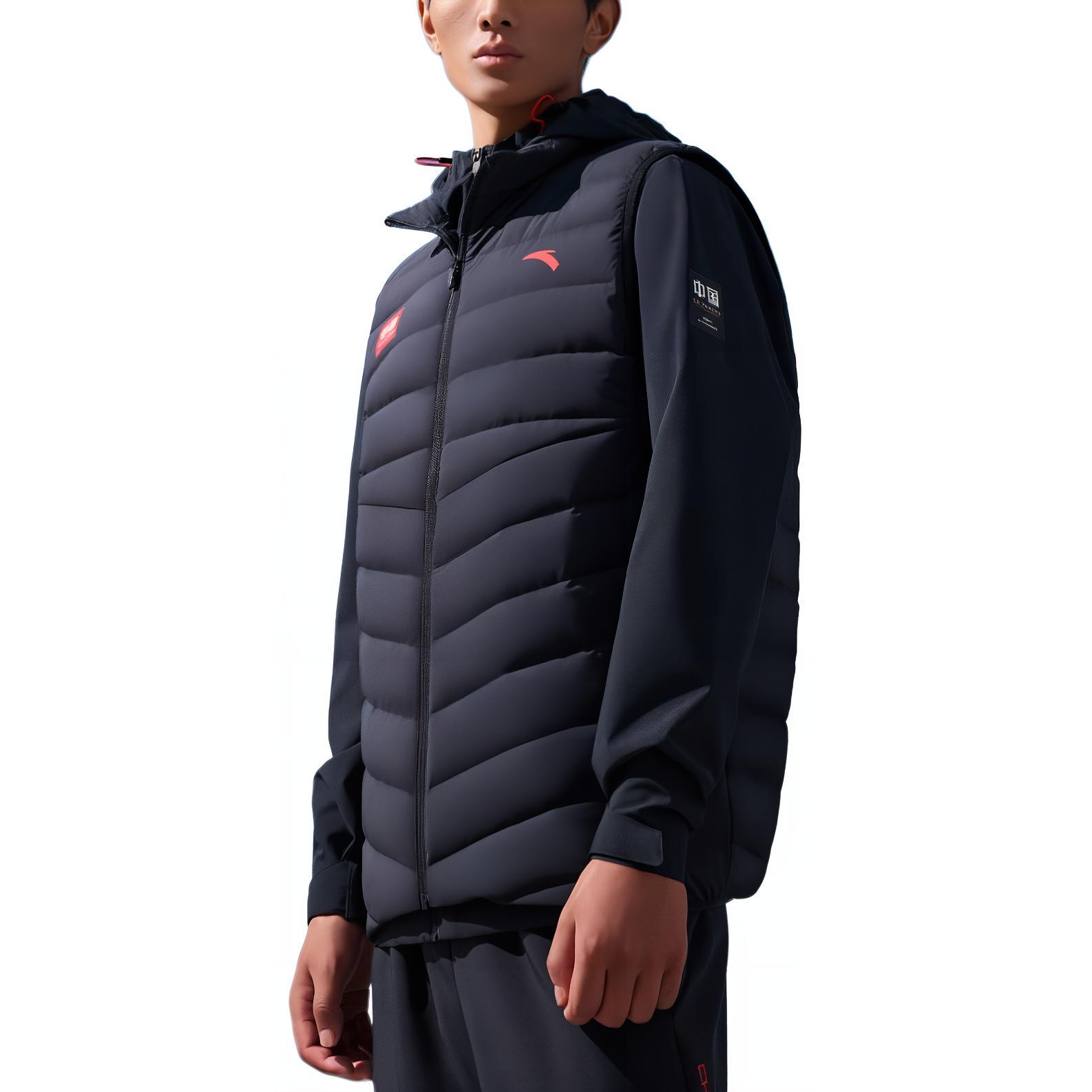 

Anta Comfortable Casual Versatile Warm Vest Unisex Vests Basic-Black 152447925-2 L