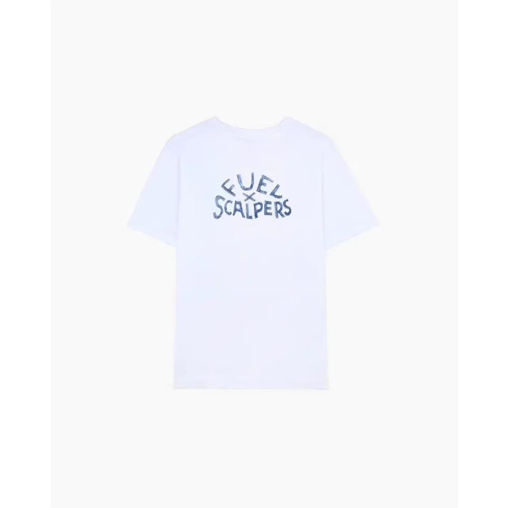 Fuel X Scalpers FXS T-Shirt Peripheral Pattern Printing Summer Luxury Brand Cotton Men's and Women's T-Shirt Print Short Sleeve