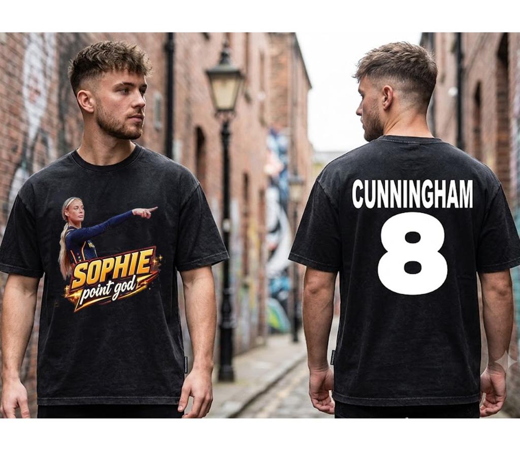 Sophie Cunningham Point God Number 8 T-Shirt, Basketball Fan Tee