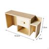 1/12 Dollhouse TV Cabinet Dolls House Furniture Toy Wooden Miniature Decor