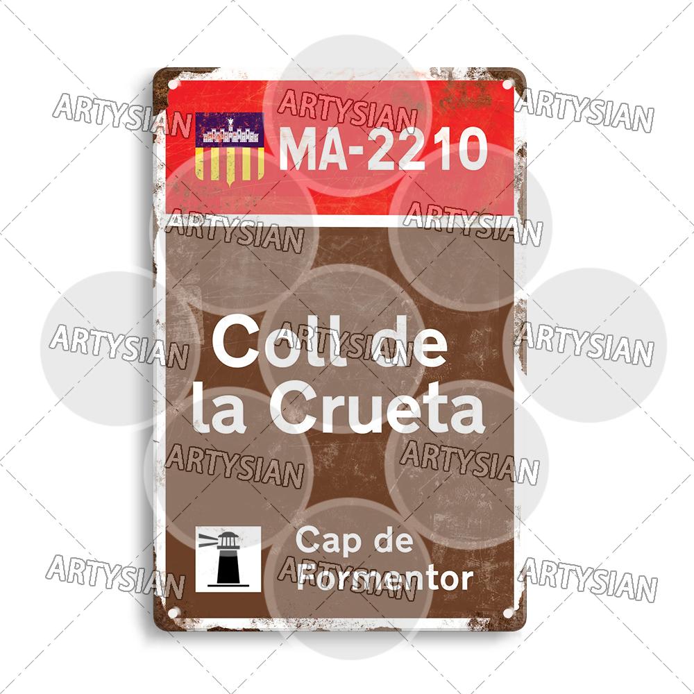 Tour de France Cycling Race Cycling Landmark Metal Plaque Road Signs Croix de FER Madeleine Tourmalet Luz-Ardiden Loze