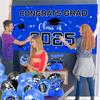 Graduation Decorations Blue Themed Set - Congrats Grad Banner, Class Of 2025 , Balloons & Streamers Kit - Complete Party Supplies For High School &