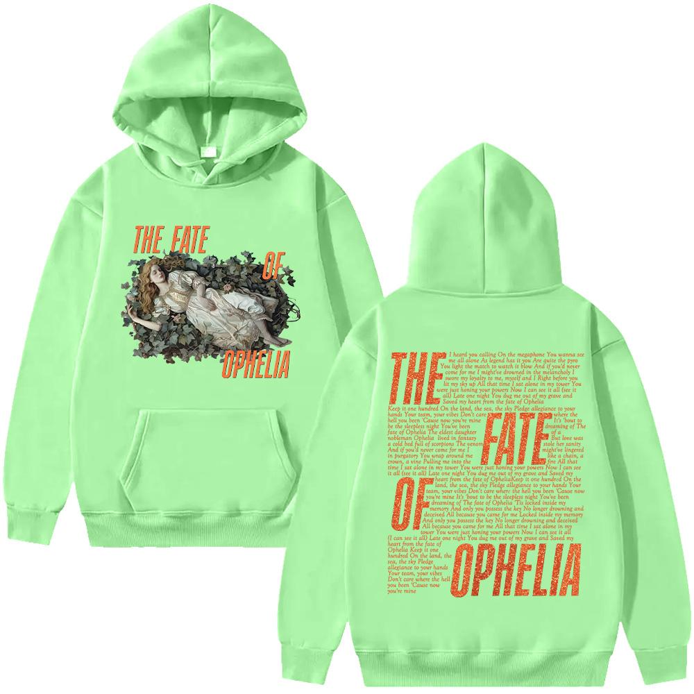 The Fate of Ophelia Lyrics Hoodie TS The Life of A Showgirl Album Graphic Clothes Women Men Fashion Retro Aesthetic Pullover Y2K