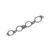 Gen V Exhaust Manifold Header Gasket (Pair) with Bolts fit for GM 12657093 Fits 2014+LT Based V8 Engines 5.3L 6.2L LT1 LT4 L8T L82 L83 L84 L86 L87