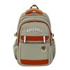 Letter Multicolor Baseball Nylon School Bag With Breathable Padding Teens For
