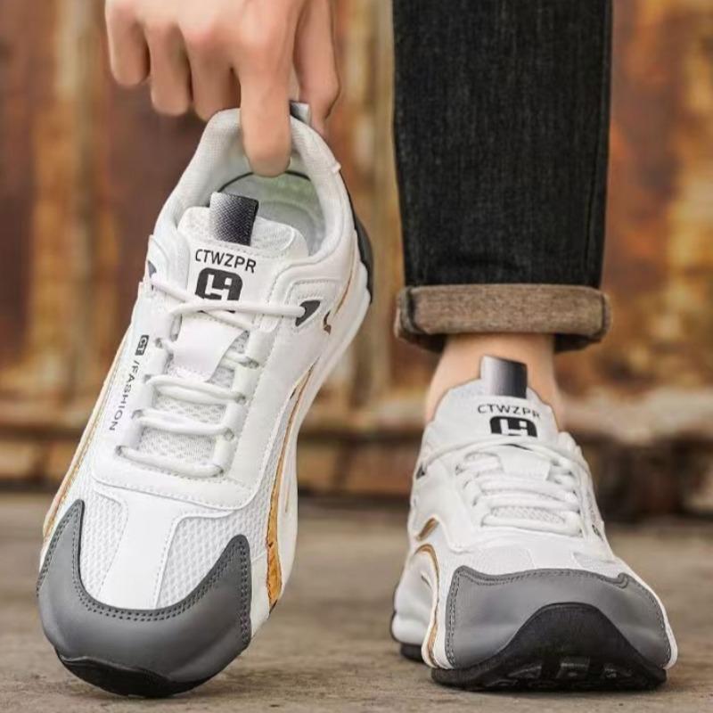 Fashion Men's Shoes Fashion Platform Sneakers Youth Student Sports Running Shoe Summer Mesh Breathable Casual Shoes for Men Tenis Shoes