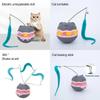 Roller Track Electric Cat  Roller Track With Bell Cat  Teasing Stick Cat Tumbler Toy  Kitten Toy