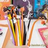 5/10/20/30Pcs Halloween Bat Ghost Pumpkin Shake Neutral Pen Student Gifts Prizes Writing Supplies Stationery Back To School