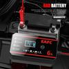 EAFC 12V 6A Smart Battery Charger, Pulse Repair Charger for Car and Motorcycle Lead-Acid Batteries