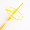 Kunststoff leuchtender Bambuslibelle Handdruck-Frisbee Kinder Outdoor-Spielzeug