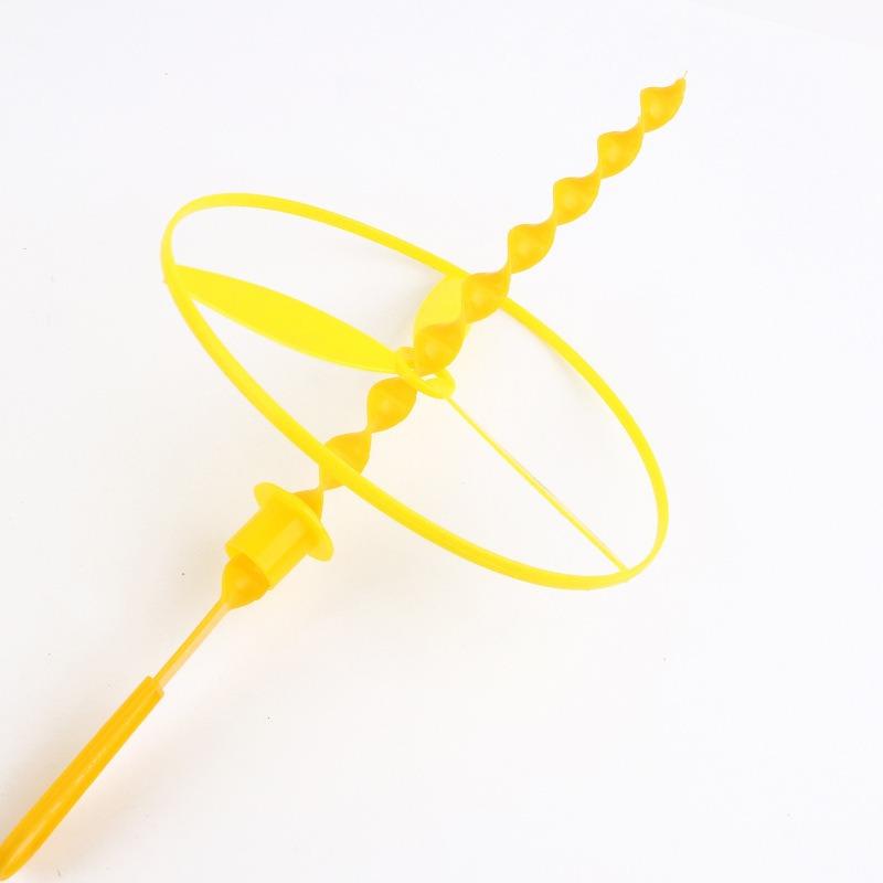 Kunststoff leuchtender Bambuslibelle Handdruck-Frisbee Kinder Outdoor-Spielzeug