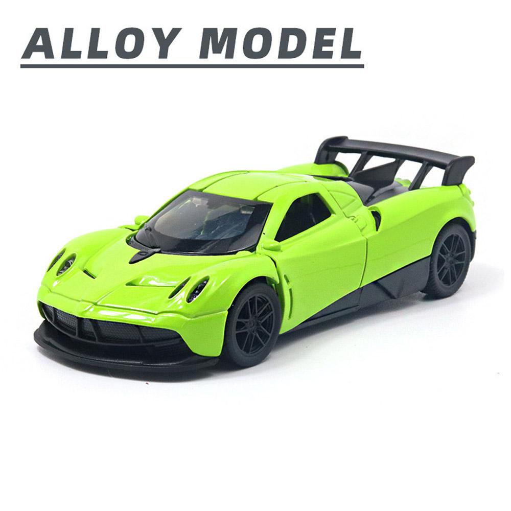 1:36 Scale Alloy Simulation Sports Car Model With Openable Doors And Hood, Youngsters' Toy Collectible Gift