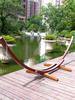 Feipeng Crescent-Shaped Solid Wood Portable Hammock Stand