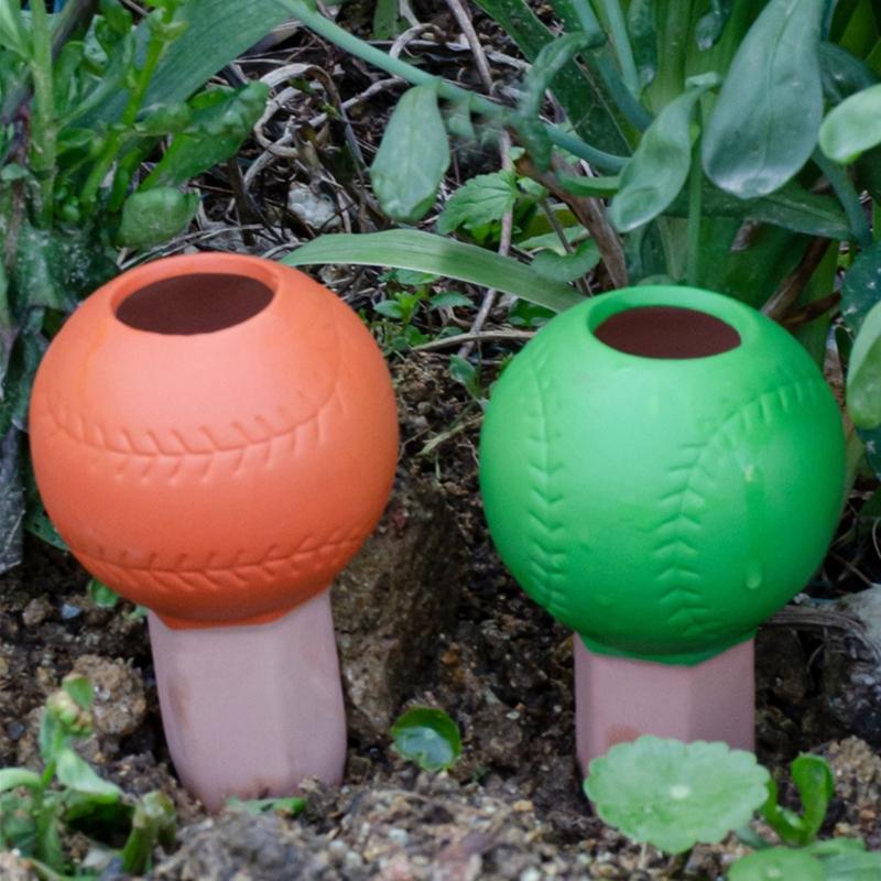 4Pcs Plant Watering Devices Self Watering Spikes Plant Waterer Self Watering Terracotta Spikes Automatically Water