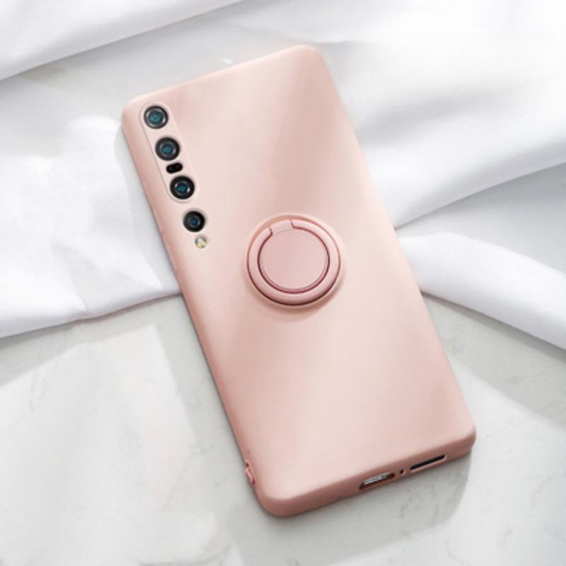 Potrivit pentru husă telefon mobil Xiaomi 15pro Silicon lichid Bandă Inel Suport Redmi Note14 Anti-cădere K70 Husă de protecție