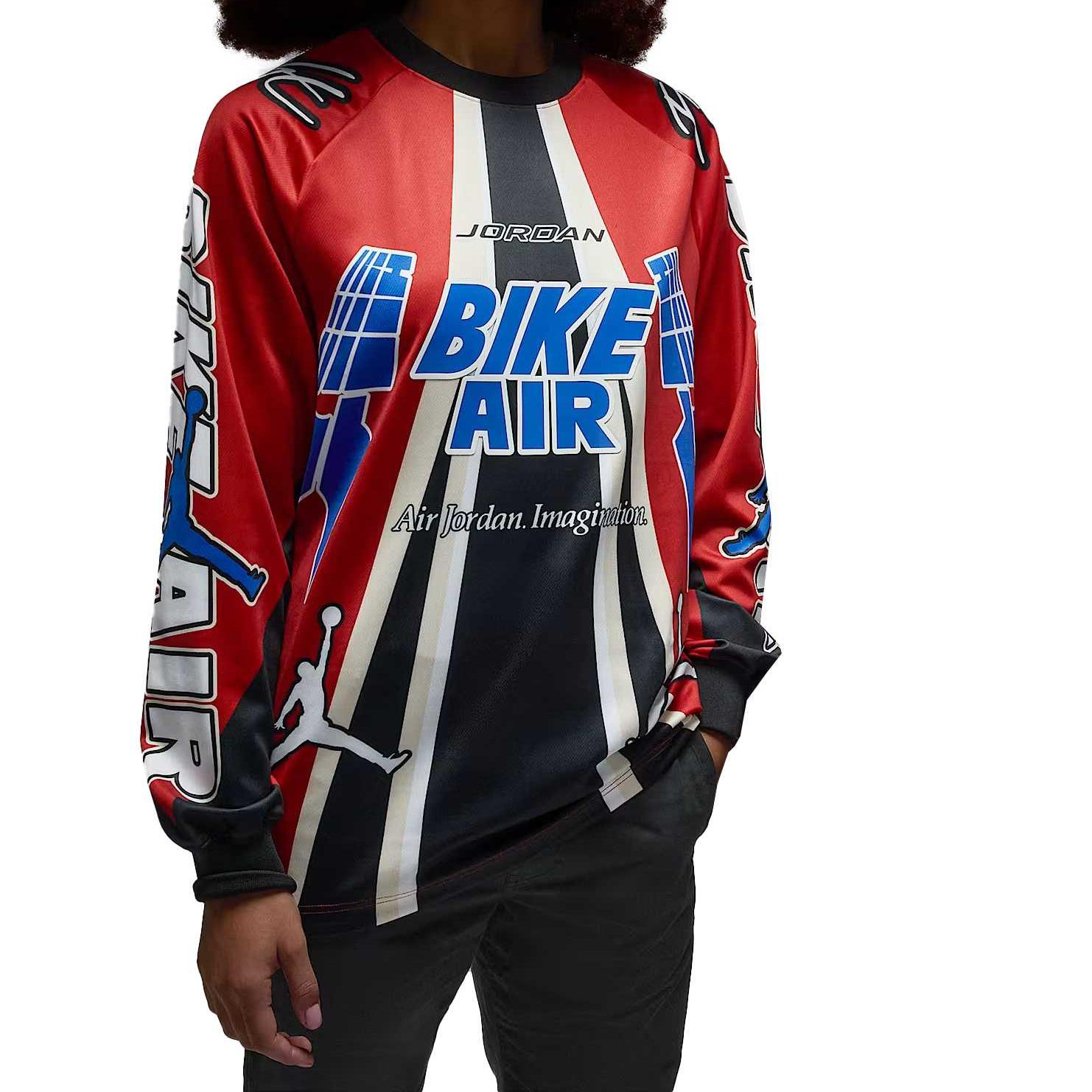 

Jordan Удобная Повседневная Простая Универсальная Футболка для Баскетбола с Цветными Блоками и Буквами Мужские топы HQ1730-623 S