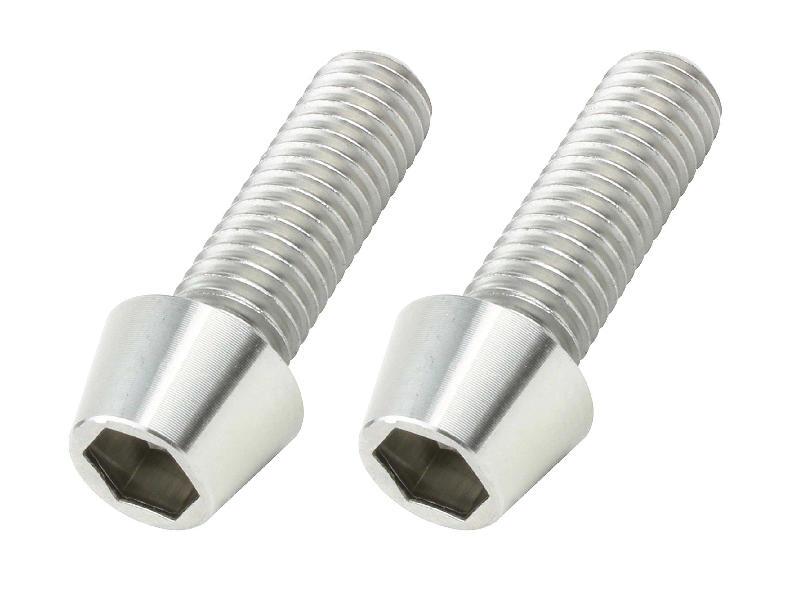 POSH FAITH Motorcycle Supplies Taper Cap Bolt Stainless Steel 2 M8×25