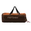 NORDISK Reisa 4 PU Zelt für 4 Personen, 2-Raum-Zelt, Kuppelzelt, Tunneltyp, Großfamilie, Familiencamping, 122056, Cashew Brown, Zelt Reisa 4 PU [NORDISK]