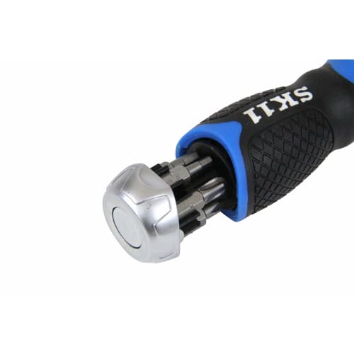 SK11 (SK11) Bit-Interchangeable Ratchet Driver SRD-710 with Built-in Bit for Final Tightening