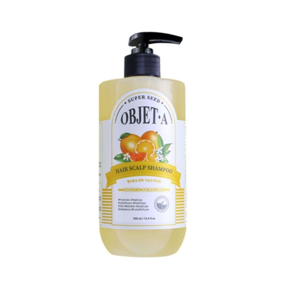 

Objet A Super Seed Hair Scalp Shampoo Fruity 500ml Scalp Shampoo Musk 500ml