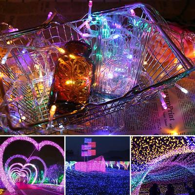New Year 220V Fairy Light 10M 100 Led String Garland Waterproof Plug In Holiday Decoration Home