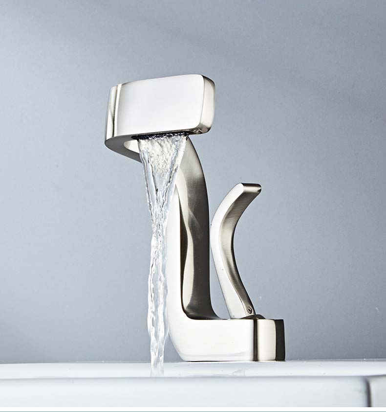 Bathroom Basin Faucet Brass Gold White Sink Faucet Cold And Hot Water Mixer Kitchen Tap Deck Mounted Black & Gold Taps Chrome