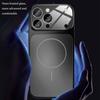 For iPhone 17 Air 16 15 14 13 12 Pro Max 17Pro Magnetic Original Glass Nano Matte Case For Magsafe Wireless Charging Armor Funda