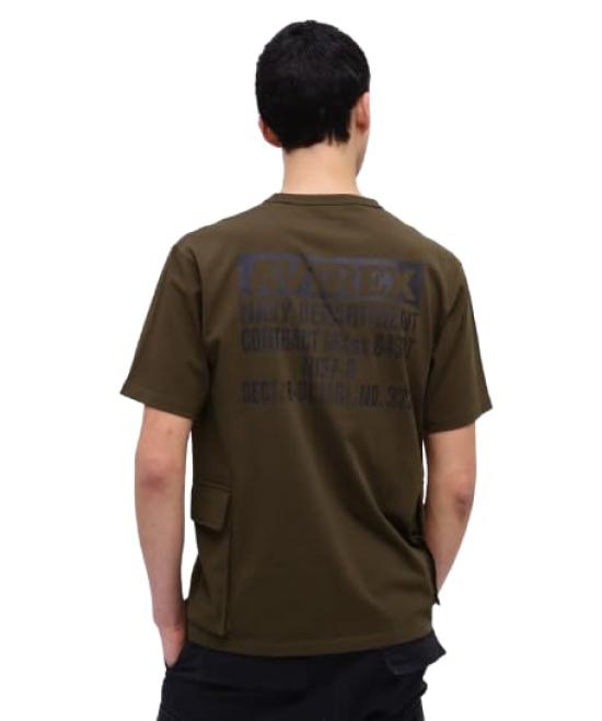 

AVIREX WEB&DEPOT Exclusive CARGO T-SHIRT Men s 2XL 310 Olive 783-4134099