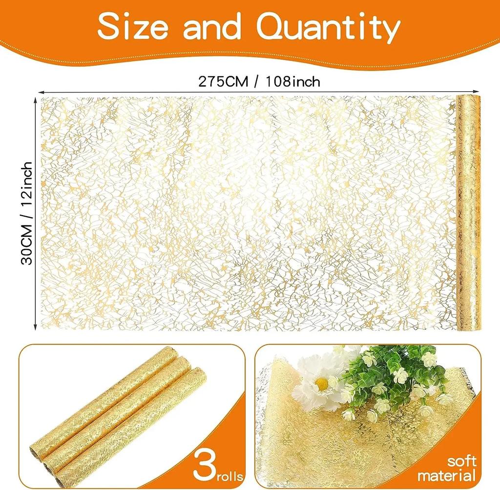 1PC Glitter Metallic Table Runner,Polyester Gold/Rose Gold Table Runner Roll Dining Table Decor for Party Birthday Wedding