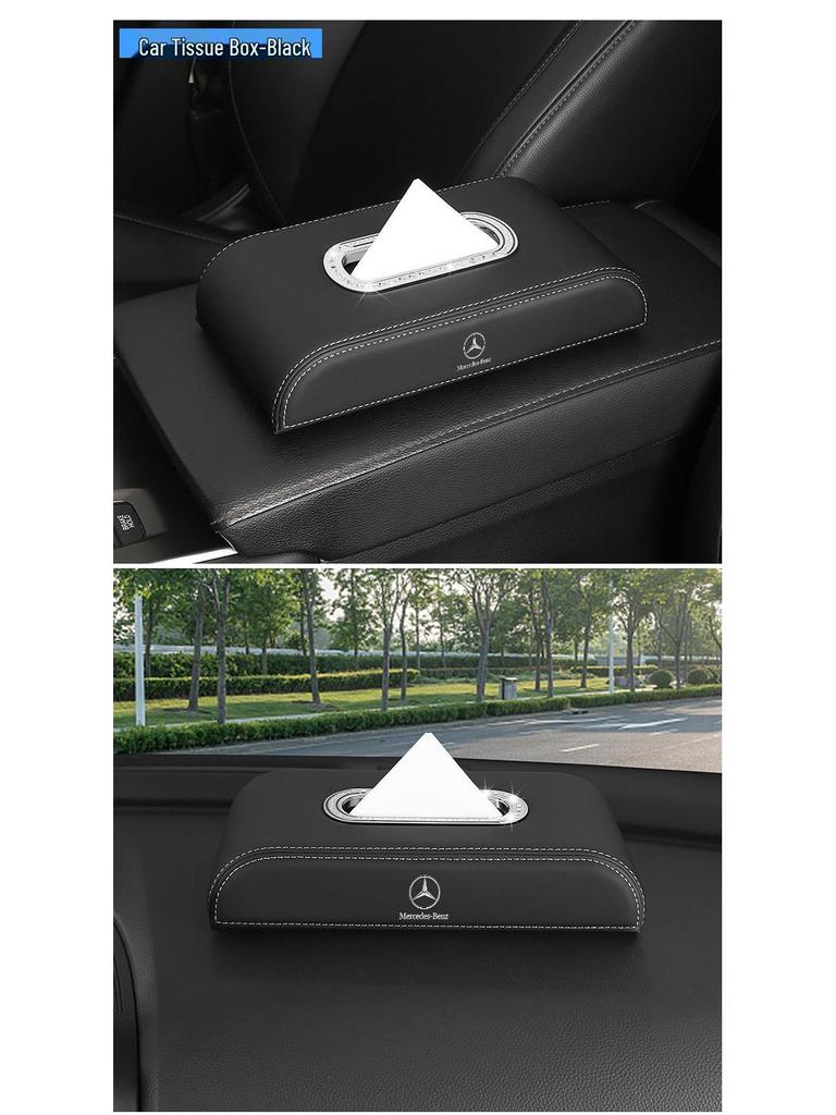 2025 Hanging Tissue Box for Mercedes-Benz GLC300L and GLC260L Center Console