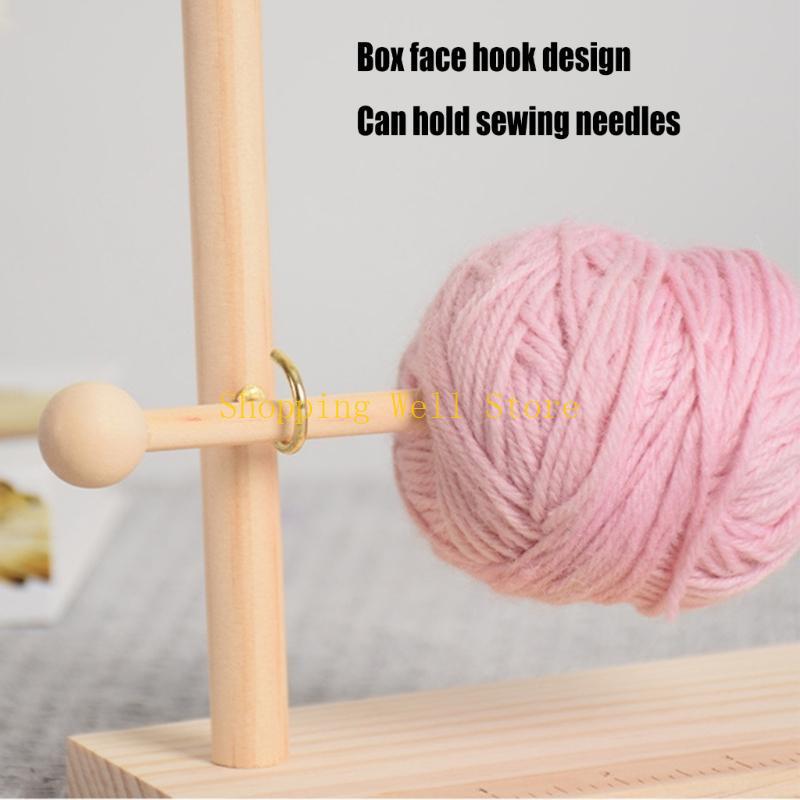 KX4B 3 Tiers Spool Holder Organizers Yarn Dispenser Ribbon Storage Organizers Rack