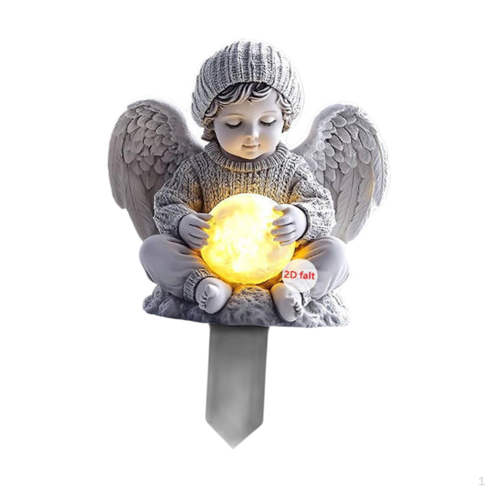 Ангел Садовый Колышек 2D Акриловый Плоский Декор Декоративный Подарок Украшение Фея Аксессуары A