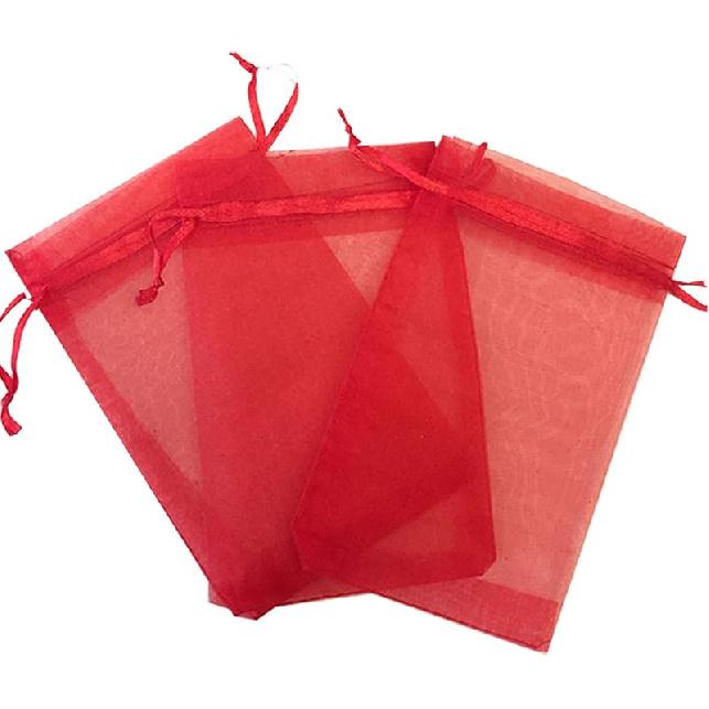 150 Pcs Gold 2x3 Sheer Drawstring Organza Jewelry Pouches Wedding Party Favor Gift Bags Candy Bags