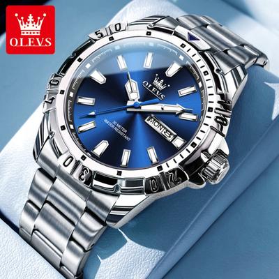 Neue Top-Herrenuhren Green Water Ghost Quarz, leuchtende Herrenuhr High-End-Uhr