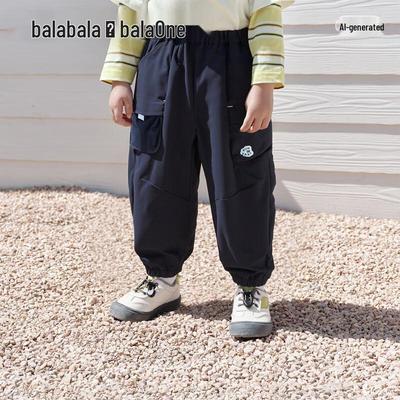 Balabala Kids' Outdoor Cargo Pants