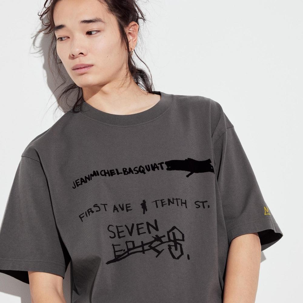 

UNIQLO Basquiat UT графический Т с коротким рукавом B