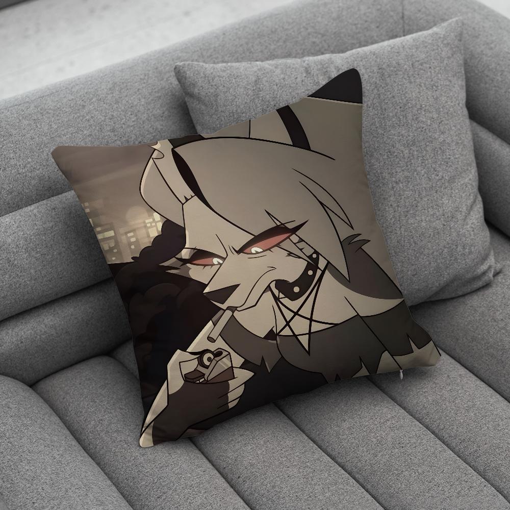 HHelluvaSS Anime BBoss Pillow Case Soft Cushion Cases for Farmhouse Sofa Decor Home Decorations and Protector