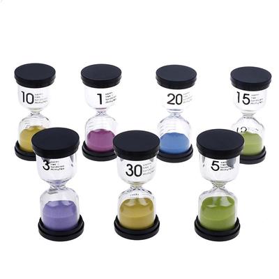 1/3/5/10/15/30 minút Pieskové sklo Presýpacie hodiny Hodiny s časovačom Darček