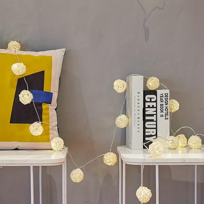 1 db Sepaktakraw Fény LED Fényfüzér Karácsony Gyerekszoba Dekorációs Fény Színes Fény Ünnepi Fény