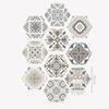 10Pcs PVC Floor Wall Sticker for Home Decor Hexagon Living Room Kitchen Bathroom Decals