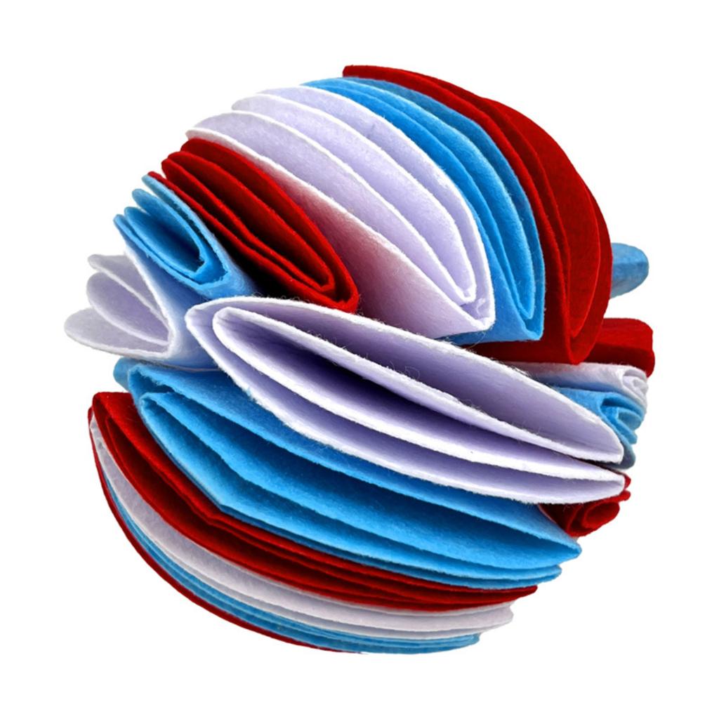 Inner Roll Sniffing Ball Pet Dog Intelligence Training Toy Amuse Pet Bubble Rubber Ball